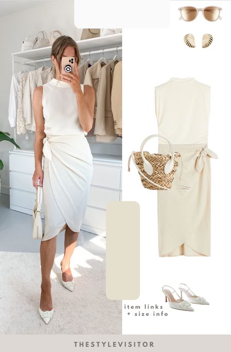 Cute holiday look wearing a wrap skirt (xs, tts) and sleeveles old zara top, linked a similar dupe. Read the size guide/size reviews to pick the right size.

#midi skirt #crepe #cream #date night 

Leave a 🖤 to favorite this post and come back later to shop


#LTKstyletip #LTKeurope #LTKSeasonal
