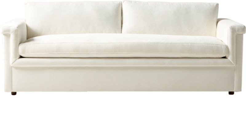 Ceva Light Blue Velvet Sleeper Sofa | CB2 | CB2