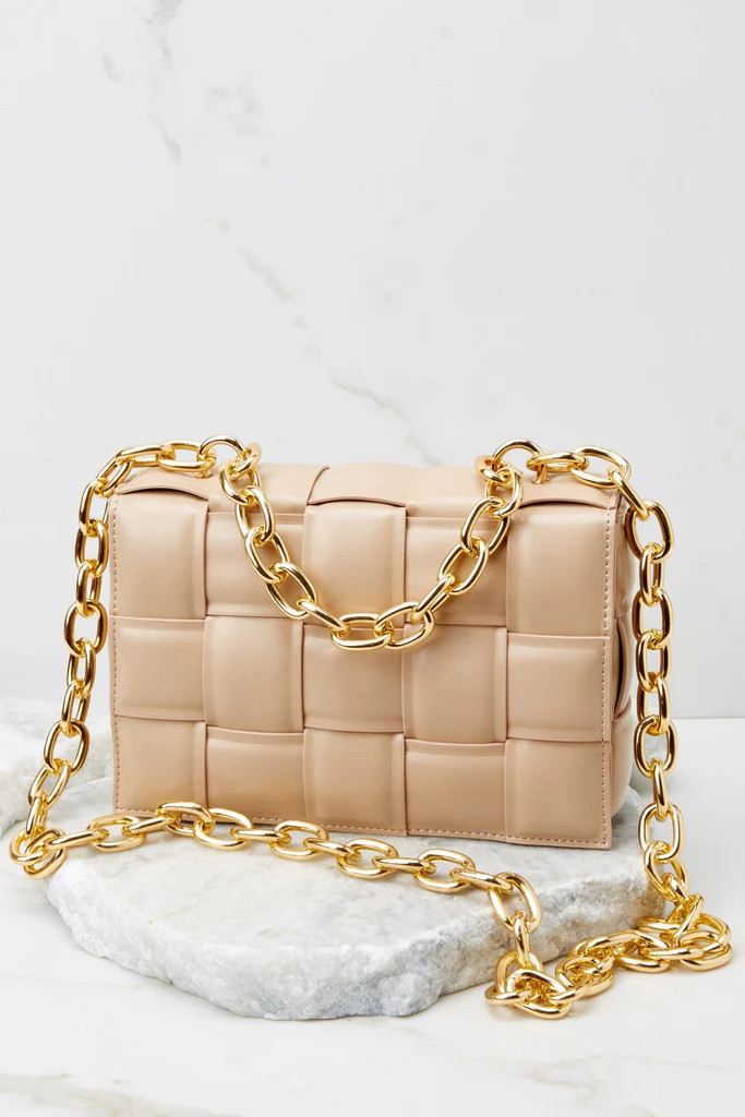 My One And Only Natural Chain Bag | Red Dress 