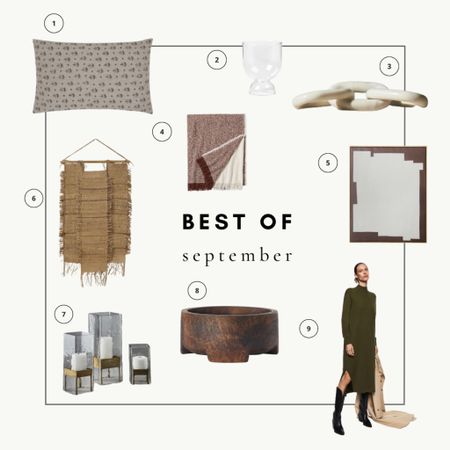 Here are some of my favorite things I’ve sourced this month! Without diving too deep into Fall, all these product add warmth and coziness as the seasons begin to change.

Hurry while Lulu & Georgia run a sale that brings all the totals under $100!

#LTKSeasonal #LTKunder100 #LTKhome