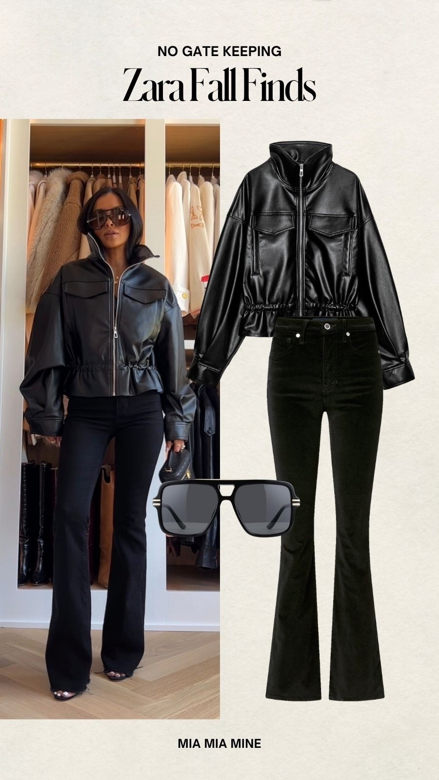 Zara fall outfit
Zara faux leather jacket
Veronica beard flared jeans
Amazon best sunglasses on sale

#LTKOver40 #LTKmomlife #LTKootd