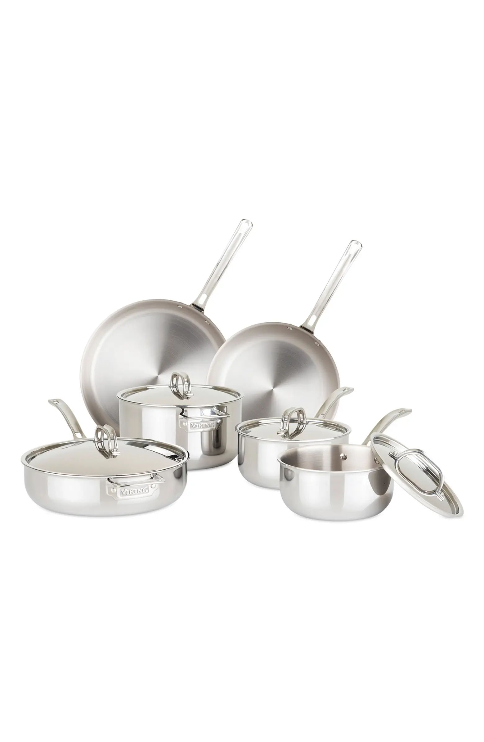 Viking 7-Ply Titanium 10-Piece Cookware Set | Nordstrom | Nordstrom