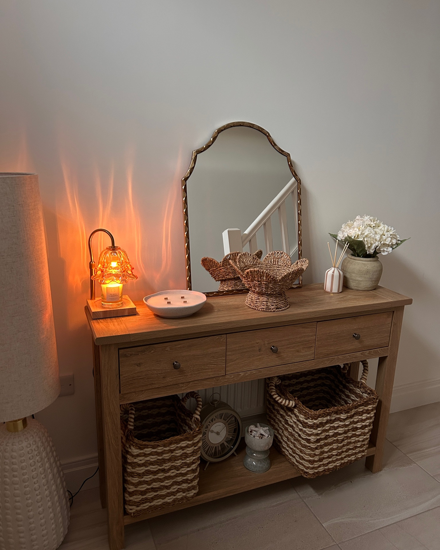 cosy console table styling 🪞🕯️✨

#LTKhome #LTKuk #LTKspring