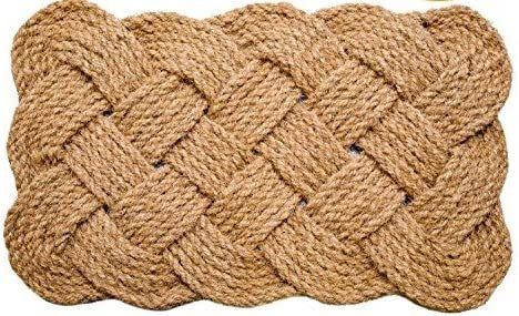 Amazon.com: IRONGATE - Natural Jute Rope Woven Doormat Set of 2 -18x30 - 100% All Natural Fibers ... | Amazon (US)