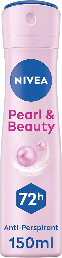 Nivea Pearl Beauty Spray Female Deodorant, 150 ml | Amazon (US)