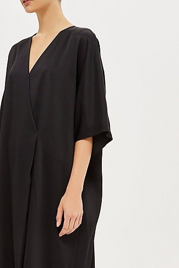 *Crepe Kimono Dress by Boutique - Black | Topshop US