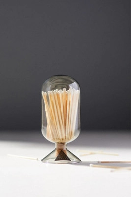 Glass Cloche with Matches | Terrain