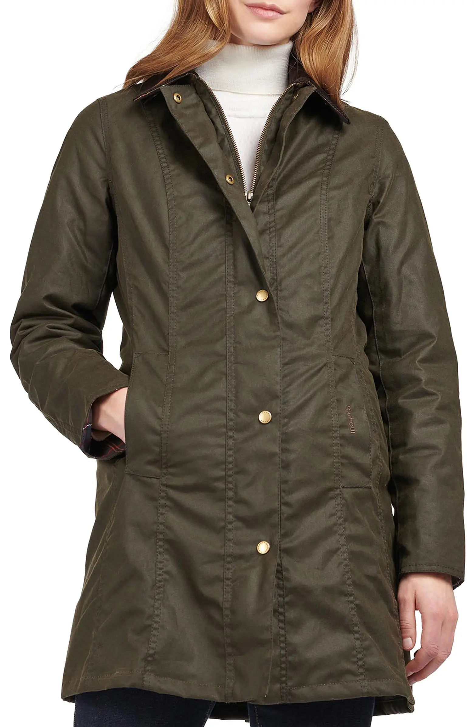 Barbour Belsay Waxed Cotton Jacket | Nordstrom | Nordstrom