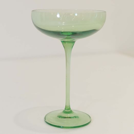 Estelle Colored Glass Champagne Coupe | West Elm (US)