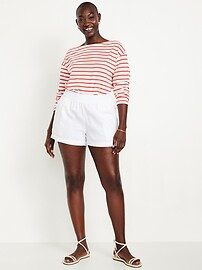 High-Waisted Linen-Blend Shorts -- 3.5-inch inseam | Old Navy (US)