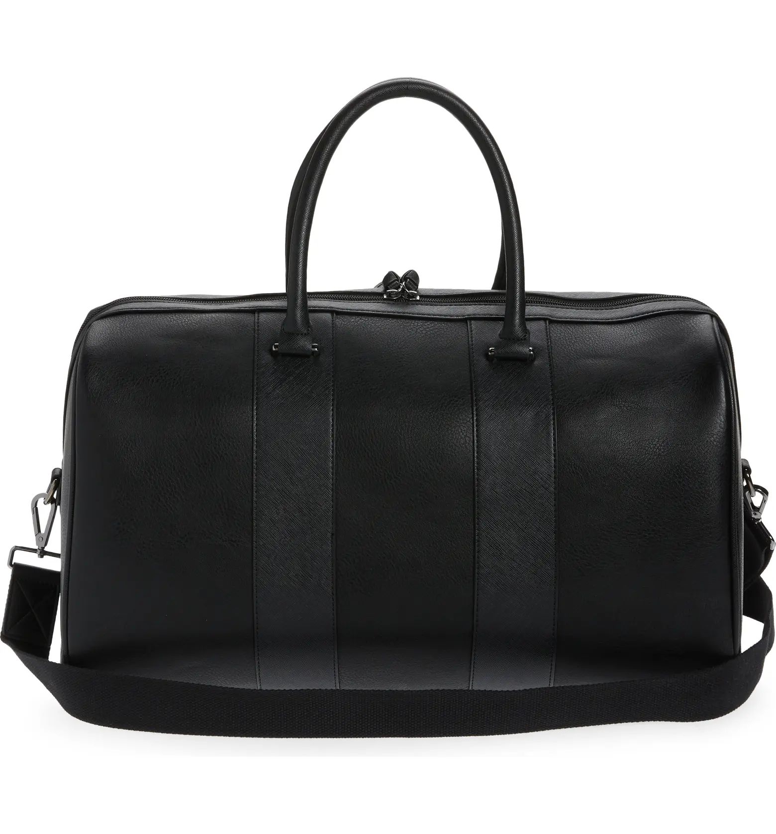 Everyday Stripe Faux Leather Holdall Bag | Nordstrom