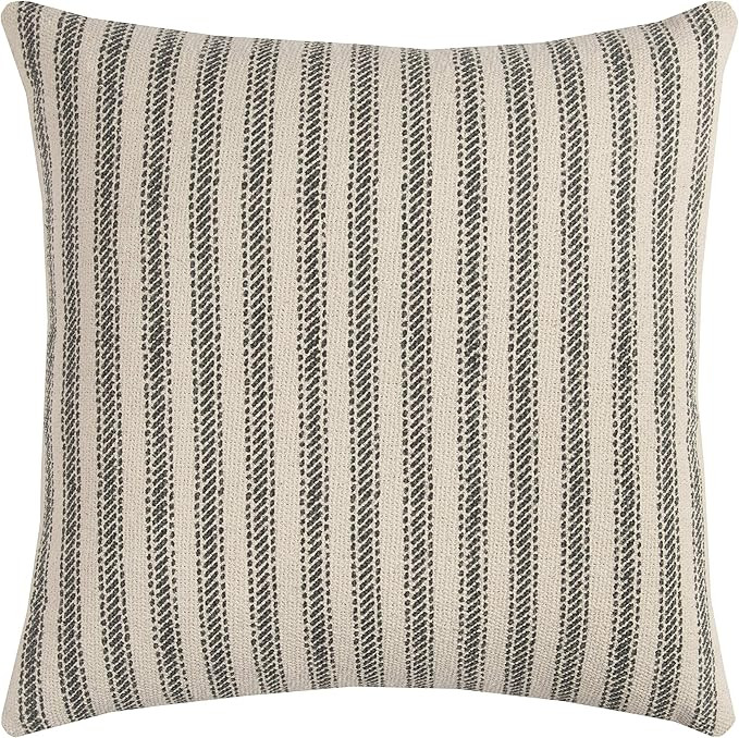 Rizzy Home T11038 Decorative Pillow, 20 in x 20 in, Gray | Amazon (US)