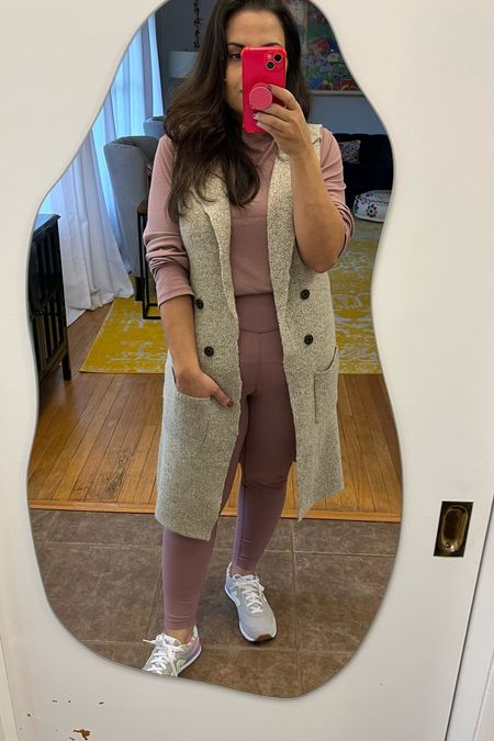 ON activewear with thrifted vest