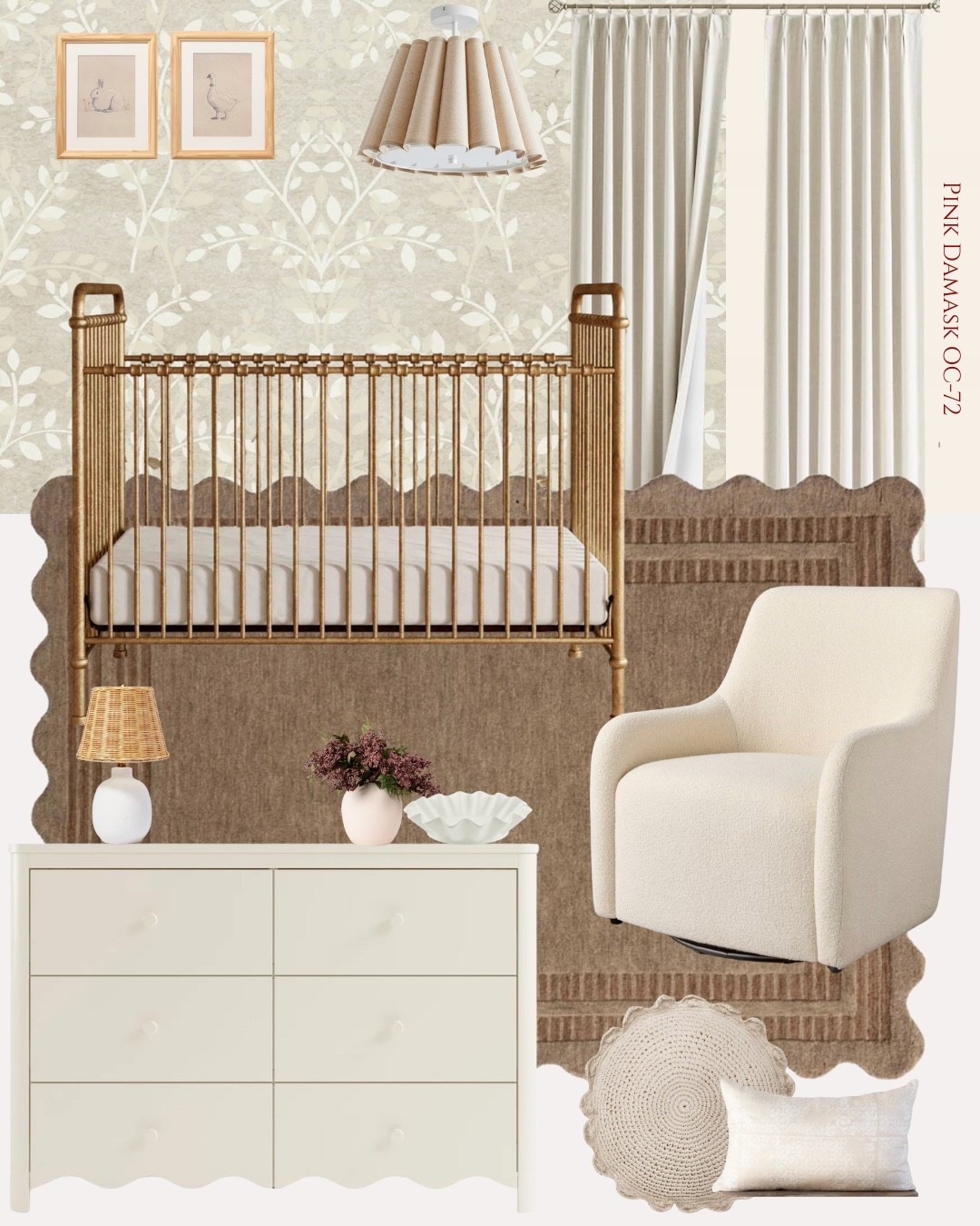 Nursery Room//A nursery with texture, calm, and just enough charm

modern nursery design
neutral baby room, nursery inspiration, crib with spindles, white nursery dresser, boucle nursery chair, scalloped nursery rug, soft nursery lighting, organic nursery style, warm neutral nursery, gender-neutral nursery

#LTKHome #LTKFindsUnder100 #LTKBaby