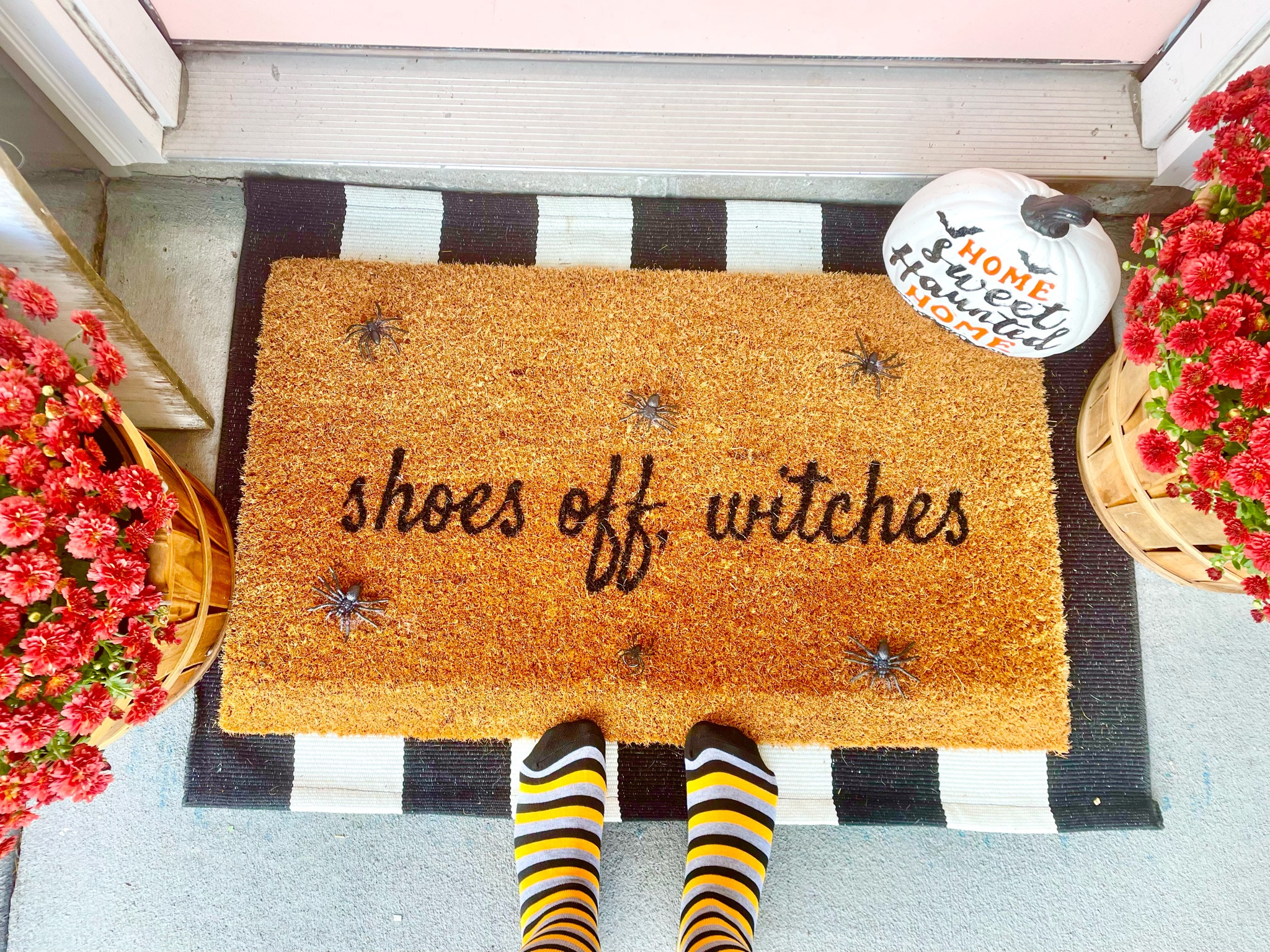 front doormats 

#LTKSeasonal #LTKHalloween #LTKHoliday