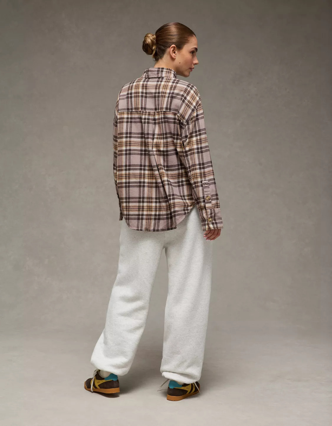 AE Plaid Button-Up Shirt | American Eagle Outfitters (US & CA)