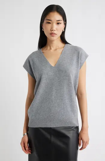 Nordstrom Cashmere V-Neck Sweater Vest | Nordstrom | Nordstrom