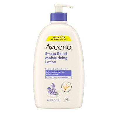 Aveeno Hand and Body Lotions - 33 fl oz: Moisturizing, Noncomedogenic, Recommended For Sensitive Skin, Lavender Scent | Target