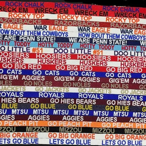 Tennessee Vols Hand Beaded Purse Strap in Pink - Etsy | Etsy (US)