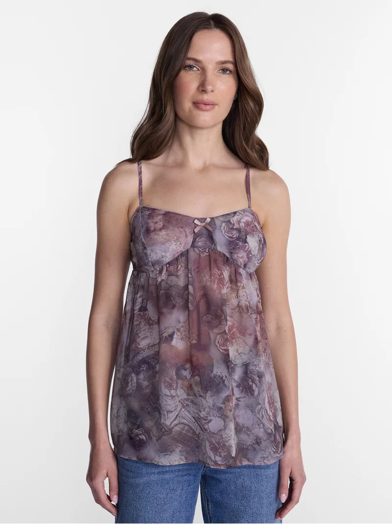 Madden NYC Women\u2019s Babydoll Tank Top, Sizes XXS-XXL | Walmart (US)