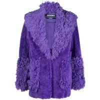 Jacquemus Women's Purple Other Materials Coat | Stylemyle (US)