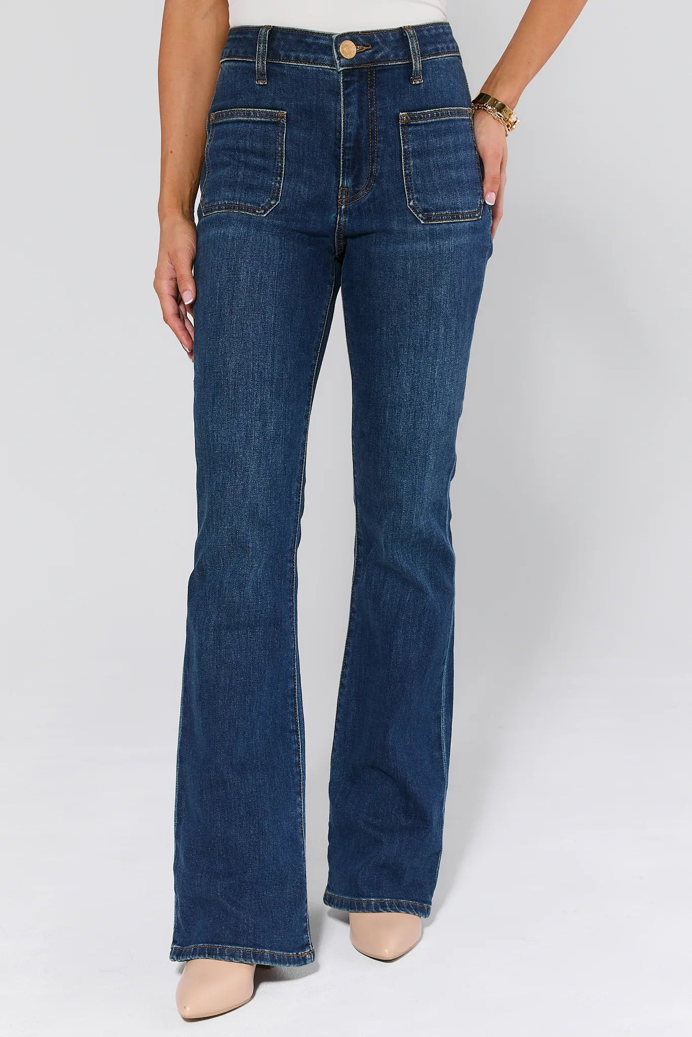 Ana Dark Wash Flare Jeans | Avara