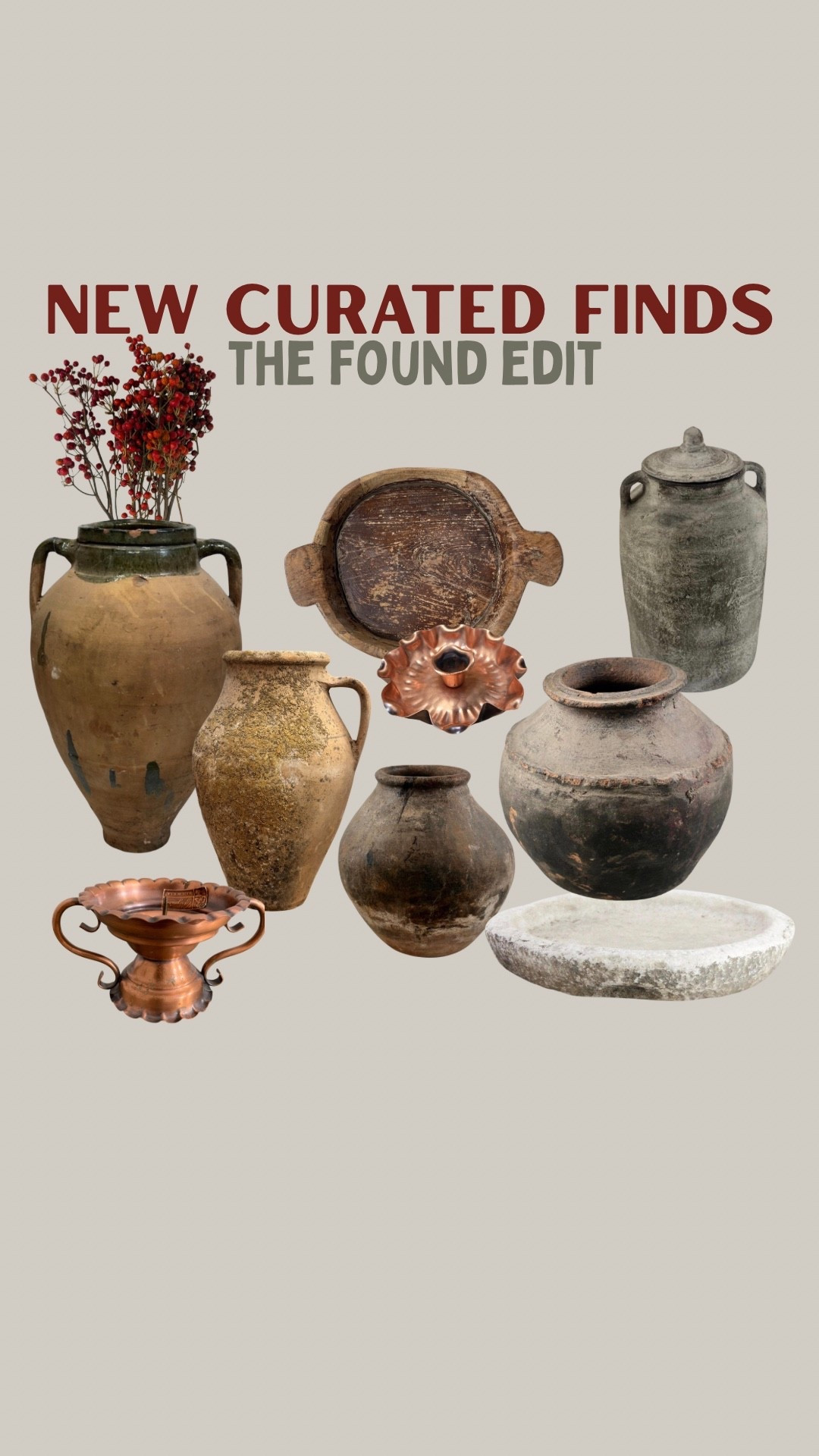 New curated finds! The found edit! 

#LTKHome #LTKHoliday #LTKSeasonal