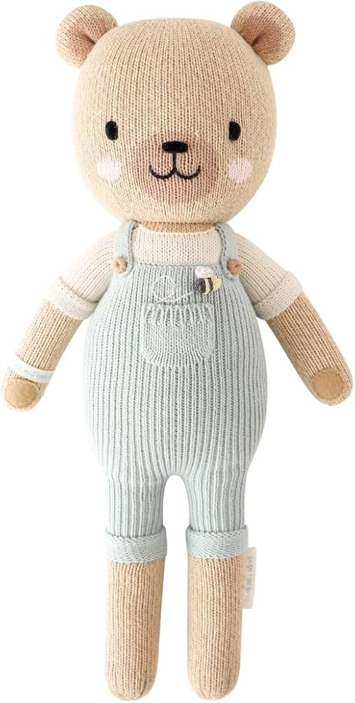 cuddle + kind Charlie The Honey Bear Little 13" Hand-Knit Doll – 1 Doll = 10 Meals, Fair Trade,... | Amazon (US)