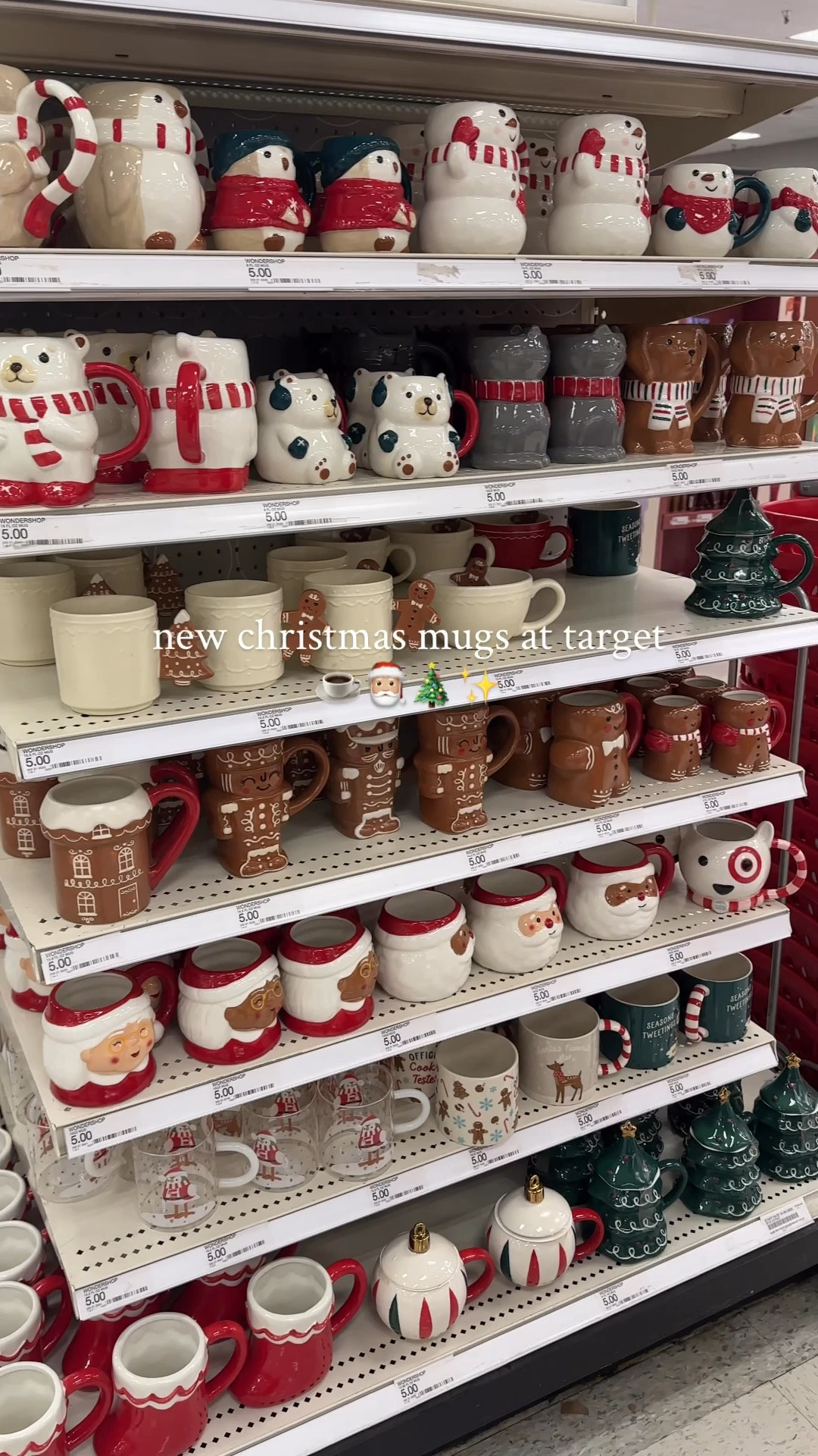 WONDERSHOP MUGS! Cup of cheer ☕️🎅🏼🎄✨ new Christmas mugs at Target 🎯🥹 only $5/ea! Now online!

#LTKSeasonal #LTKHome #LTKHoliday