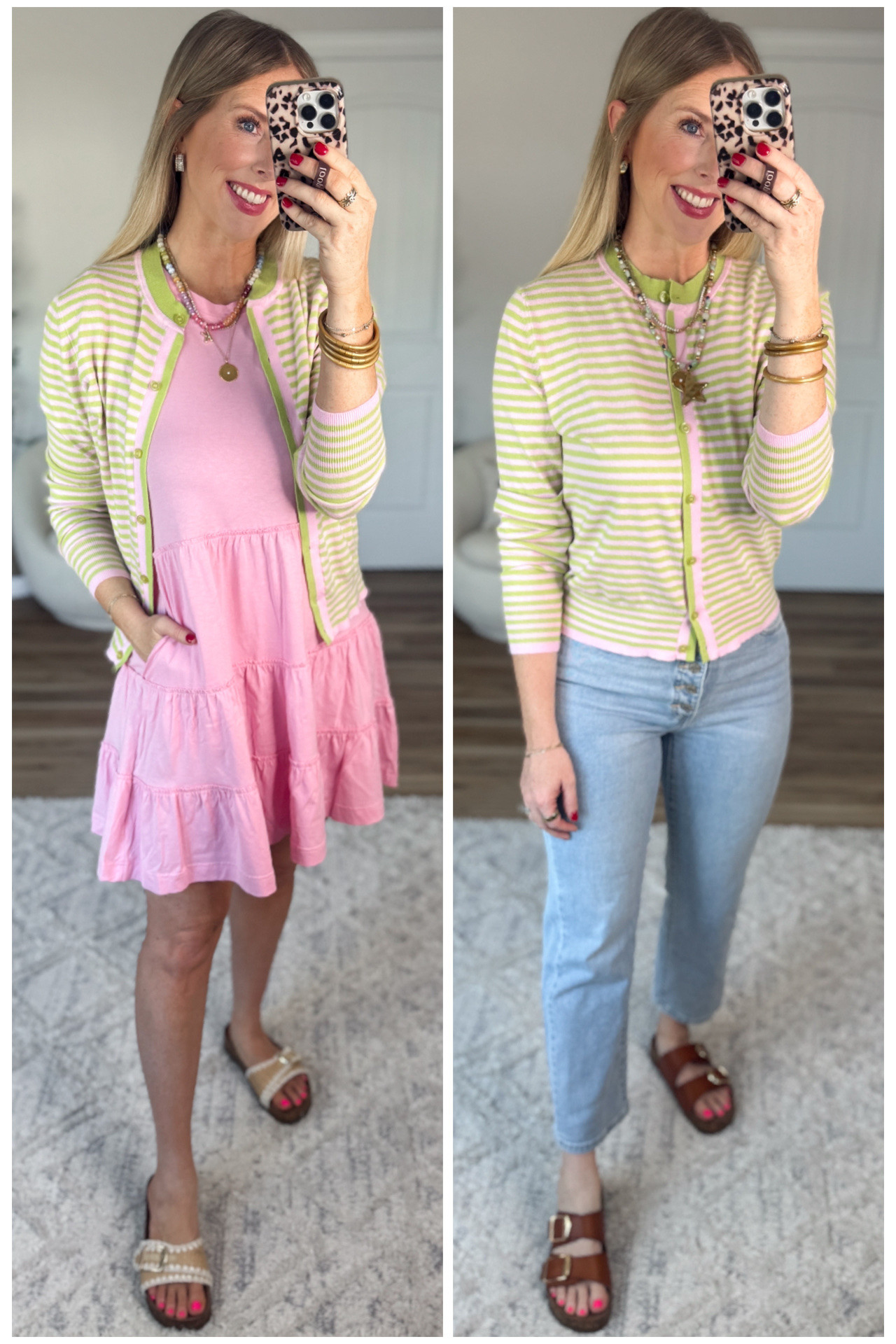 2 ways to wear this striped cardigan from Walmart! 

#LTKootd #LTKmomlife