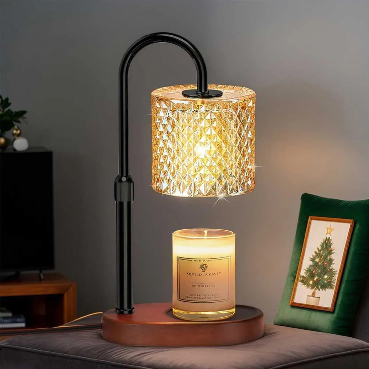 Aoibox Candle Warmer Lamp with Timer Dimmer Height Adjustable for Women Birthday Gift Mothers Day Gift House Warming Gifts New Home Decor Electric | Lowe's