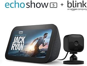 All-new Echo Show 5 (3rd Gen) with Blink Mini | Charcoal | Amazon (US)