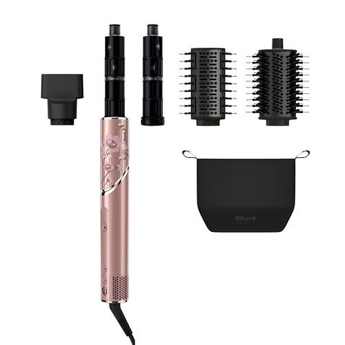 Shark FlexStyle Air Styling & Drying System, Powerful Hair Dryer Brush & Multi-Styler with Auto-Wrap Curlers, Concentrator Attachment and Storage Bag, Blossom Bliss, HD432RS | Amazon (US)