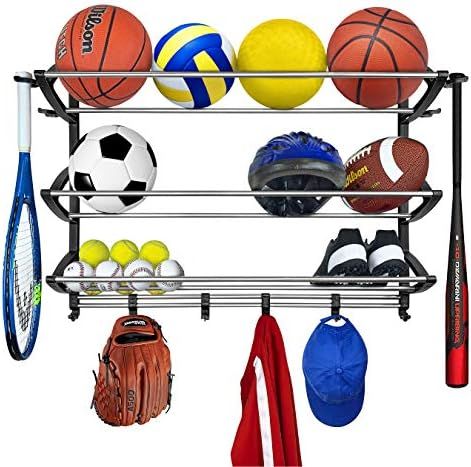 Amazon.com: Lynk Sports Rack Organizer Gear Storage-Black : Sports & Outdoors | Amazon (US)