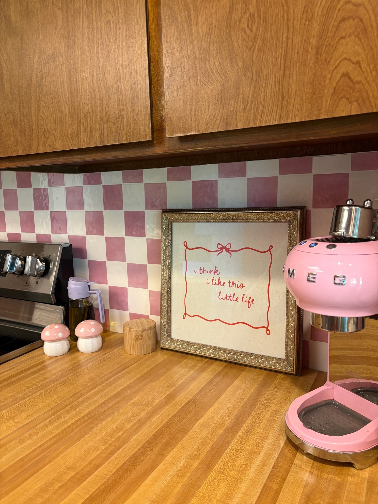 kitchen backsplash 
peel and stick
Amazon home finds
Pink kitchen colorful

#LTKHome