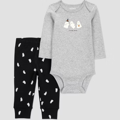 Carter's Just One You® Baby 2pc Ghost Top & Bottom Set - Gray 9M | Target