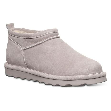 Bearpaw Super Shorty Suede Water- and Stain-Repellent Bootie | HSN