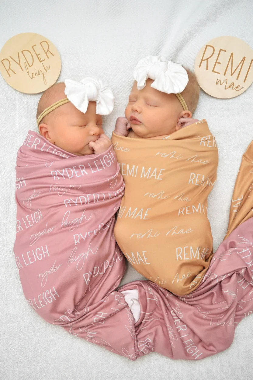 Personalized Baby Name Swaddle Blanket | Caden Lane