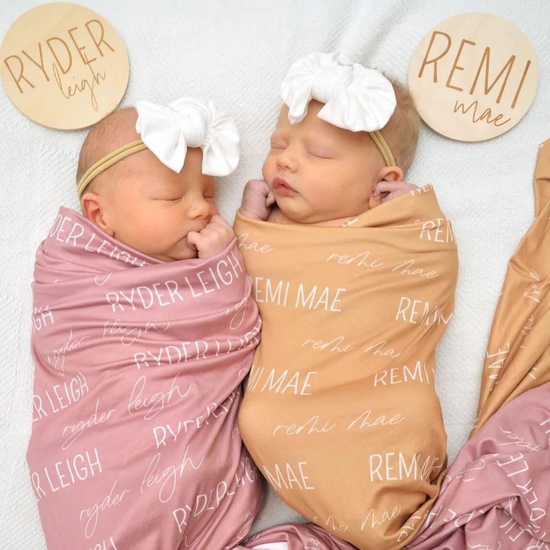 Personalized Baby Name Swaddle Blanket | Caden Lane