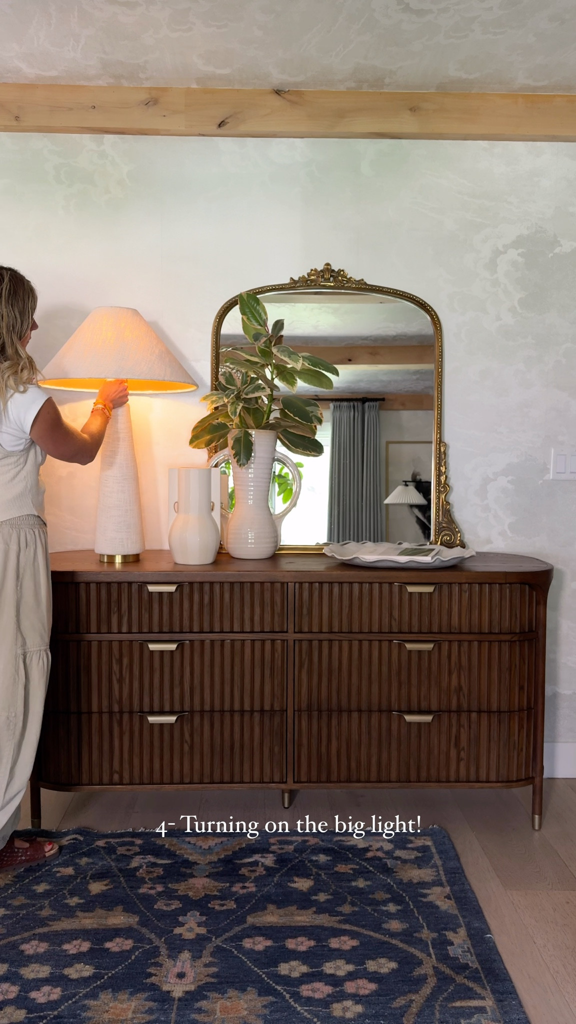 * Design mistakes you might be making in the bedroom! Watch till the end for what I think about mistakes ;) Also LOVE the Isla dresser from @anthropologiehome in here instead of the tall cabinet. It transformed the feel of the room! #anthropartner