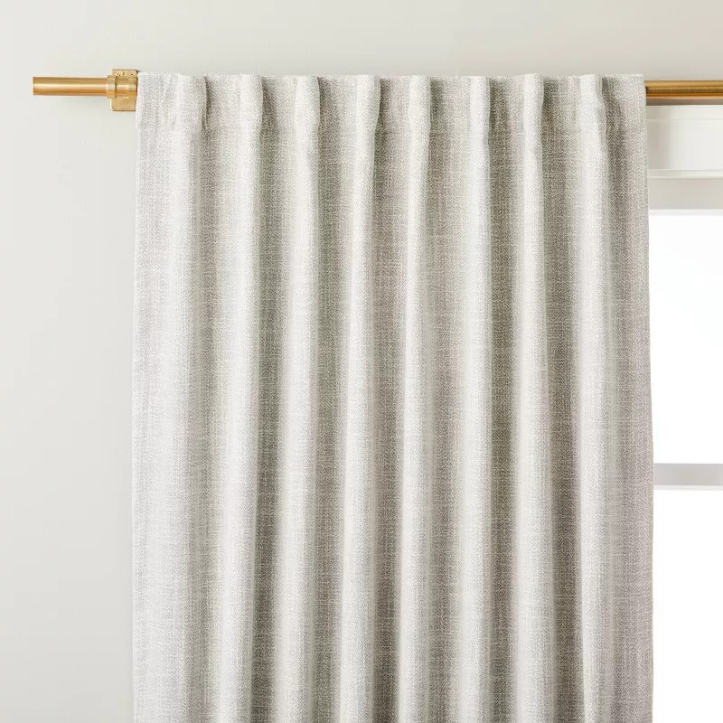 Heathered Slub Room Darkening Curtain Panel - Hearth & Hand™ with Magnolia | Target