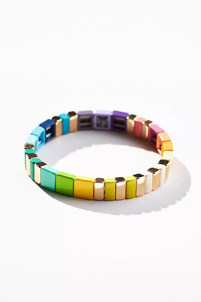 Colorful Chicklet Bracelet | Anthropologie (US)