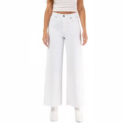 Women's Nori Clean Cropped Wide Leg Jeans - HIDDEN 28 | Target