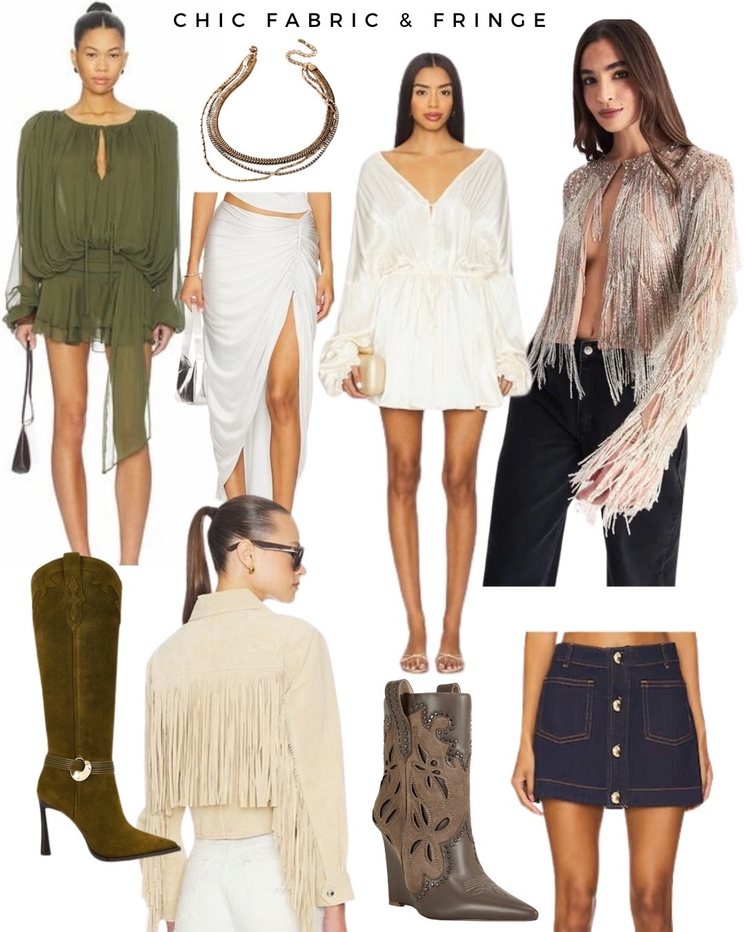 The perfect date night outfit with beautiful fabrics and fringe 🤍

#LTKFestival #LTKootd