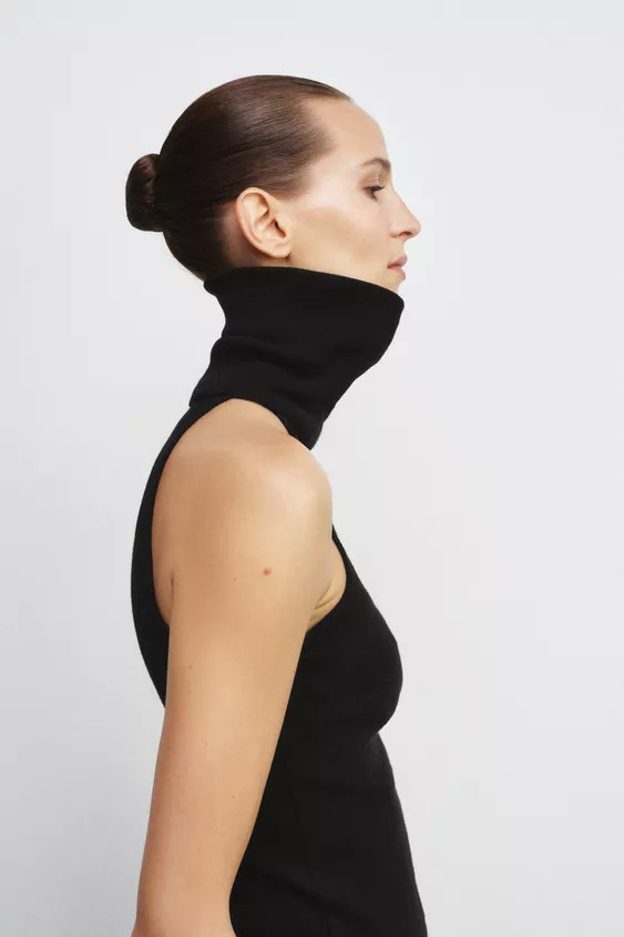 HIGH NECK SLEEVELESS TOP | Zara UK