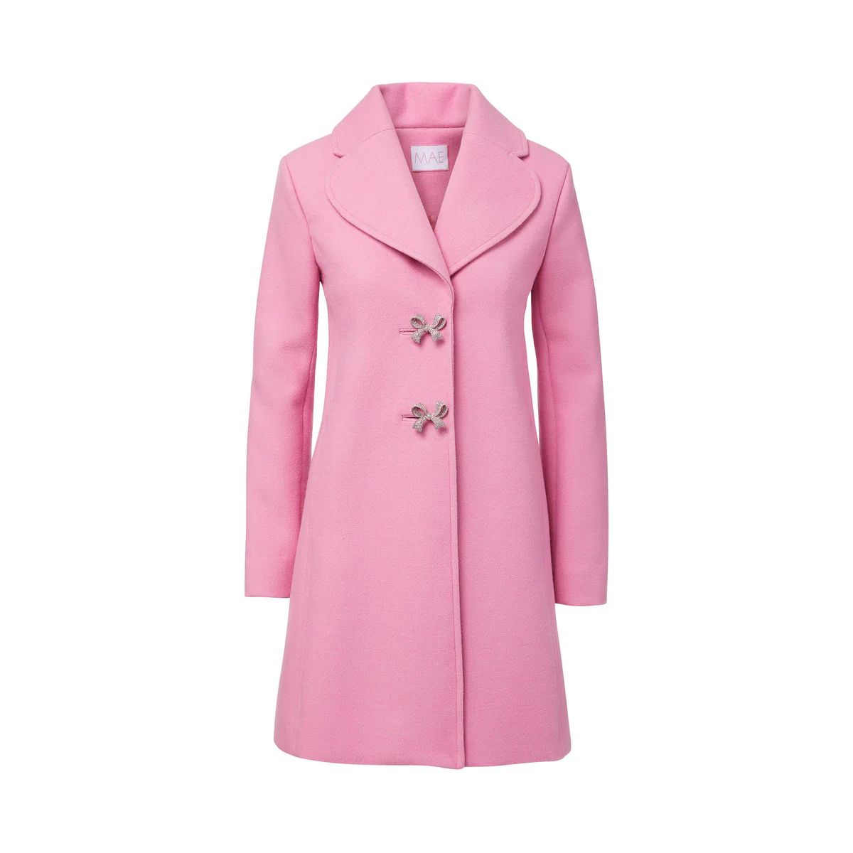 olivia coat in mae pink | MAE New York