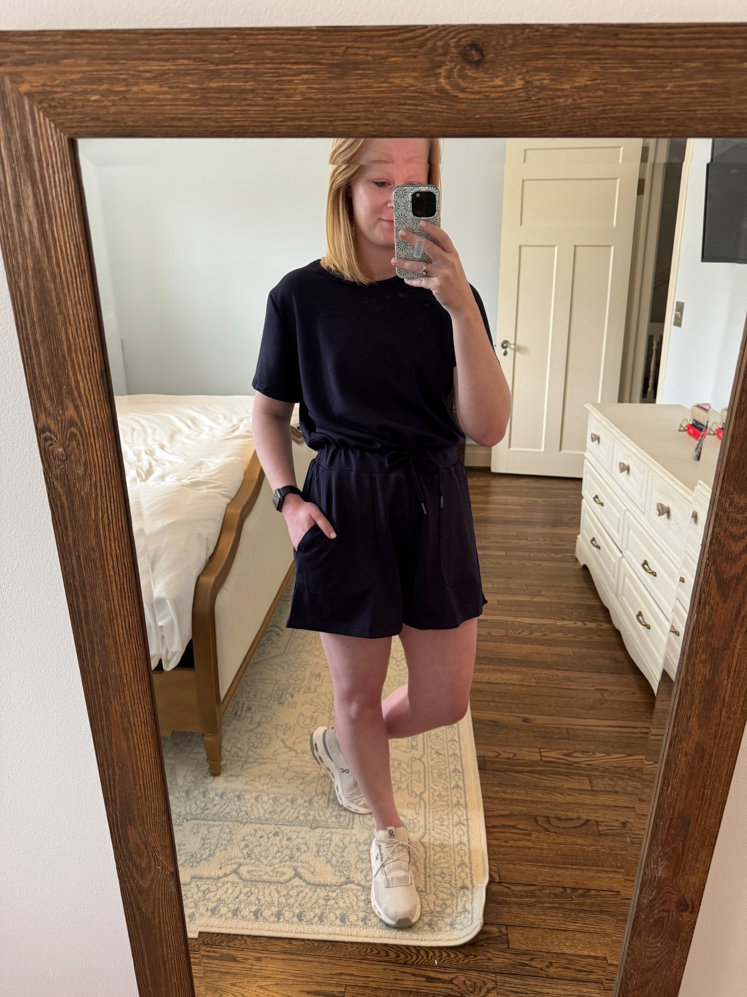 easy romper for spring and summer days! runs true to size and tie at waist is adjustable! easily dress this up with some sandals and throw a cardigan over your shoulders for chillier weather.

Athleisure Romper
Summer Romper
Spanx Dupe
Spanx Look A Like
Spanx Air Essentials
Scuba Fabric#LTKSpringSale

#LTKFindsUnder50 #LTKStyleTip