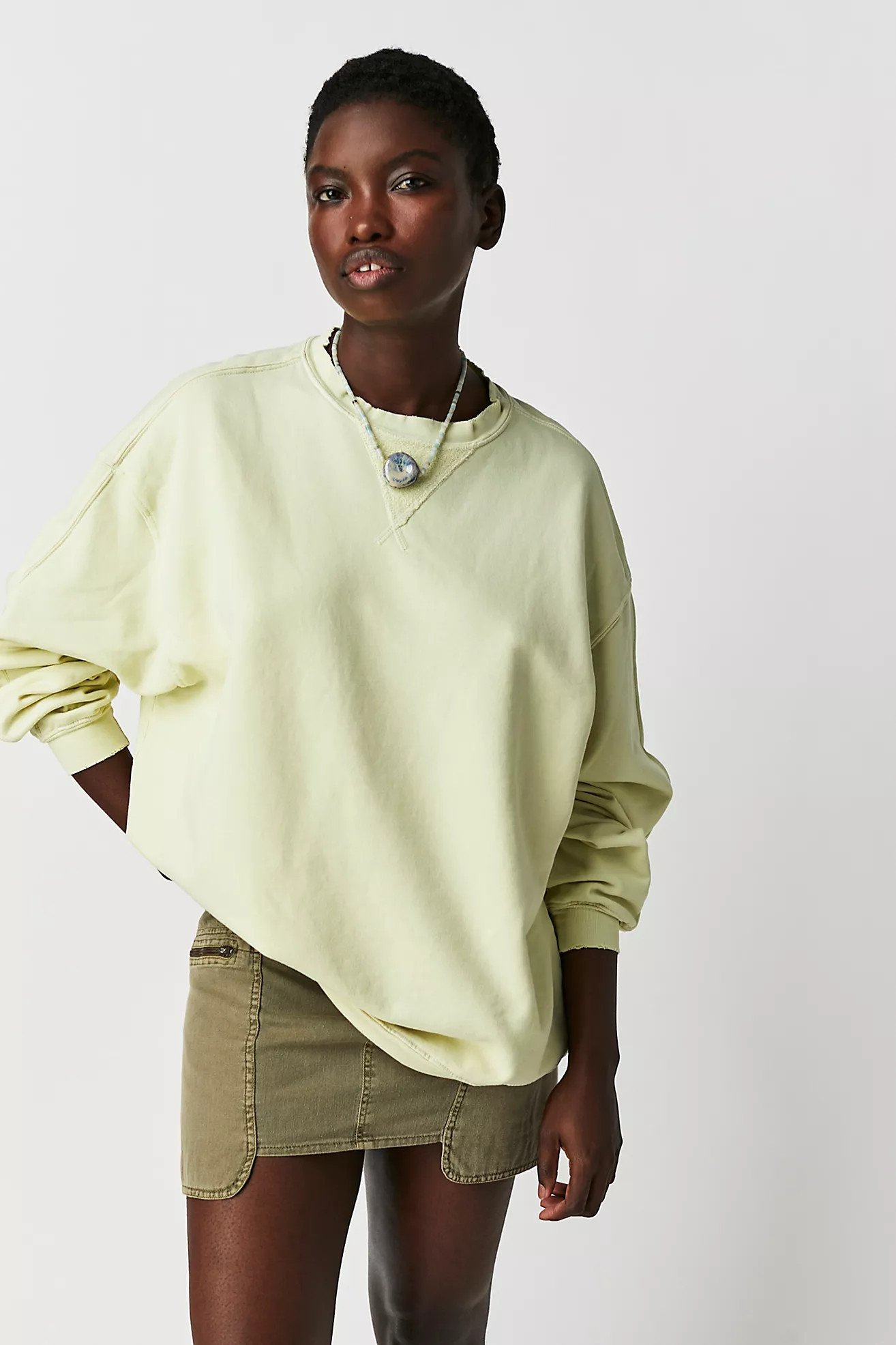 Over And Out Sweatshirt | Free People (Global - UK&FR Excluded)