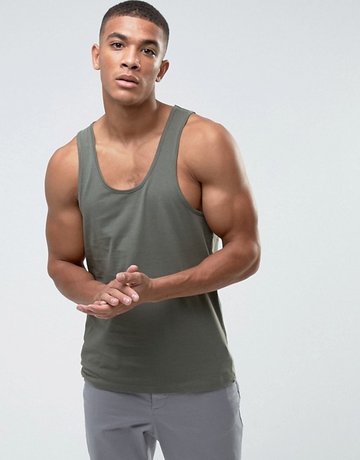 ASOS Tank In Green | ASOS US