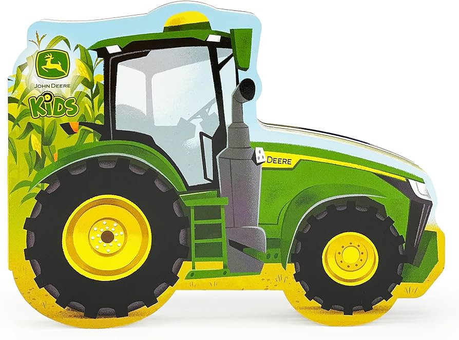 John Deere How Tractors Work - Children's Shaped Board Book for Little Farmers and Tractor Lovers... | Amazon (US)